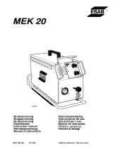 ESAB MEK 20 Handleiding