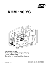 ESAB KHM 190 YS Handleiding