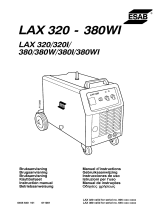 ESAB LAX 380 Handleiding