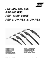 ESAB PSF 305 Handleiding