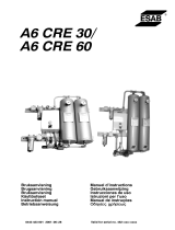 ESAB A6 CRE 30 / A6 CRE 60 Handleiding