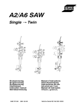 ESAB A2 / A6 SAW SINGEL → TWIN Handleiding