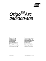 ESAB Origo™ Arc 250 Handleiding