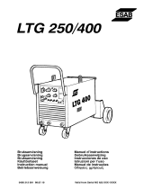 ESAB LTG 250, LTG 400 Handleiding