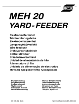 ESAB MEH 20 Yard feeder Handleiding