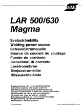 ESAB LAR 500, LAR 630 Magma Handleiding