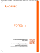 Gigaset E290HX Gebruikershandleiding