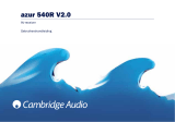 Cambridge Audio Azur 540R V1/V2/V3 Handleiding