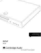 Cambridge Audio AZUR 651C Handleiding