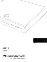 Cambridge Audio AZUR 650T Handleiding