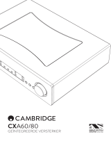 CAMBRIDGE CXA 60/80 de handleiding