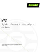 Shure MV51 Gebruikershandleiding