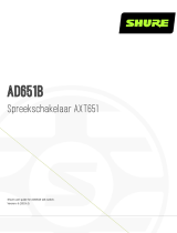 Shure AD651B Gebruikershandleiding
