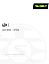Shure ADX1 Gebruikershandleiding