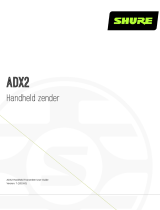 Shure ADX2 Gebruikershandleiding