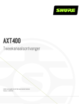 Shure AXT400  Gebruikershandleiding
