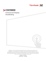 ViewSonic CDE9800 Gebruikershandleiding