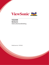 ViewSonic VG2449_H2 Gebruikershandleiding