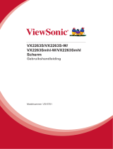ViewSonic VX2263Smhl-W Gebruikershandleiding