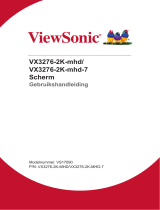 ViewSonic VX3276-2K-mhd Gebruikershandleiding