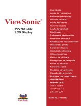 ViewSonic VP2765-LED Gebruikershandleiding