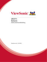 ViewSonic VP2771 Gebruikershandleiding