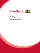 ViewSonic TD1711 Gebruikershandleiding