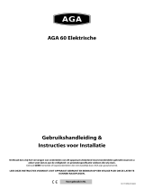 AGA eR3 60  / 60 Electric User and Installatie gids