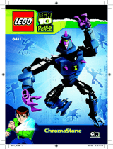 Lego Ben 10 Alien Force TM - Chromastone 8411 de handleiding