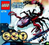 Lego Alpha Team - Scorpion Orb Launcher 4774 de handleiding