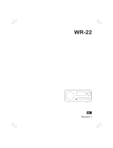 Sangean WR-22 Handleiding