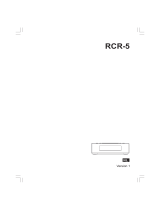 Sangean RCR-5 de handleiding