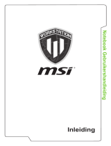 MSI WT75 (Intel 8th Gen) de handleiding