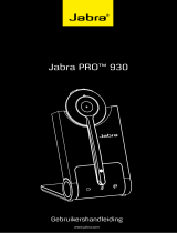 Jabra PRO 930 MS Handleiding