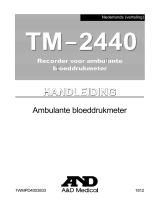 AND TM-2440 Handleiding