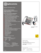 Amplicomms BIGTEL 50 ALARM PLUS Handleiding