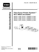 Toro Flex-Force Power System 2.5Ah 60V MAX Battery Pack Handleiding