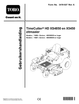 Toro TimeCutter HD XS4850 Riding Mower Handleiding