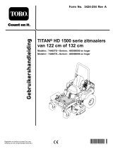 Toro 132cm TITAN HD 1500 Series Riding Mower Handleiding