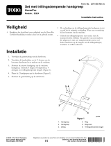 Toro Anti-Vibration Handlebar Kit, HoverPro Machine Installatie gids