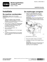 Toro Height-of-Cut Blocks, GrandStand Mower Installatie gids
