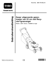 Toro 53cm Heavy-Duty Recycler/Rear Bagger Lawn Mower Handleiding