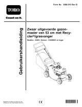 Toro 53cm Heavy-Duty Recycler/Rear Bagger Lawn Mower Handleiding