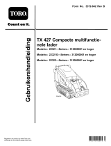 Toro TX 427 Compact Utility Loader Handleiding