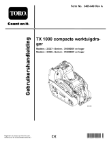 Toro TX 1000 Compact Tool Carrier Handleiding