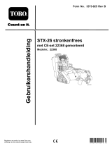 Toro CE Kit, STX-26 Stump Grinder Handleiding