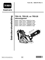 Toro TRX-16 Trencher Handleiding