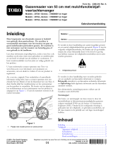 Toro 53cm Mulching/Rear Bagging/Side Discharging Lawn Mower Handleiding