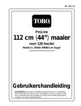 Toro 44" Side Discharge Mower, Groundsmaster 120 Handleiding