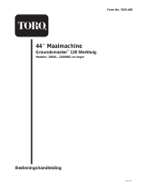 Toro 44" Side Discharge Mower, Groundsmaster 120 Handleiding